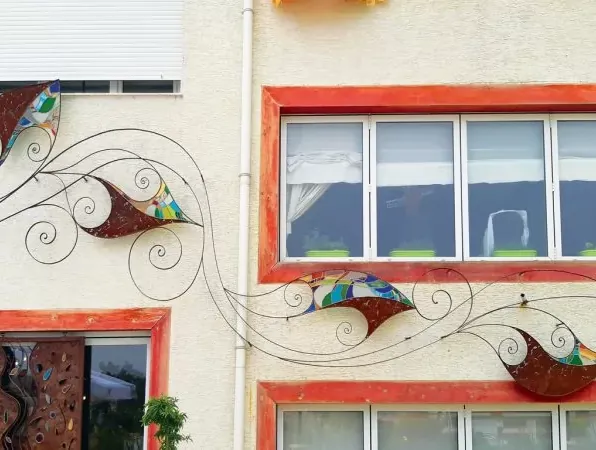 Stained glass pergota