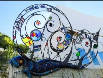 Wrought iron butterfly